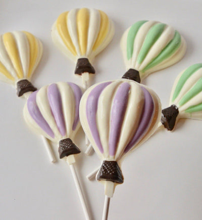 Chocolate Balloon Lollipops