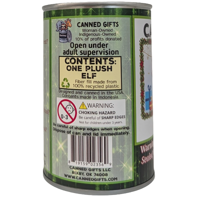 Canned Elf, Foil Lid