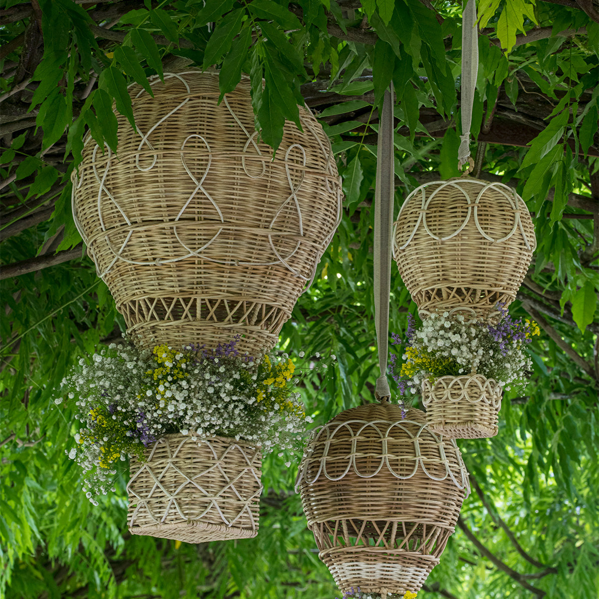 Provence Rattan 27" Hot Air Balloon