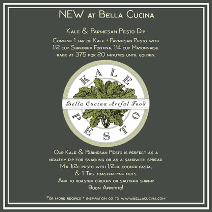 Kale & Parmesan Pesto - Bella Cucina (6oz / 170g)