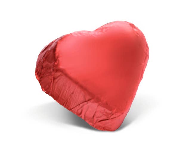 Solid Dark Chocolate Hearts - Nirvana Chocolates (10 pieces, 4.4oz)