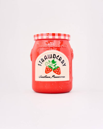 Ceramic Vase, Strawberry Jam