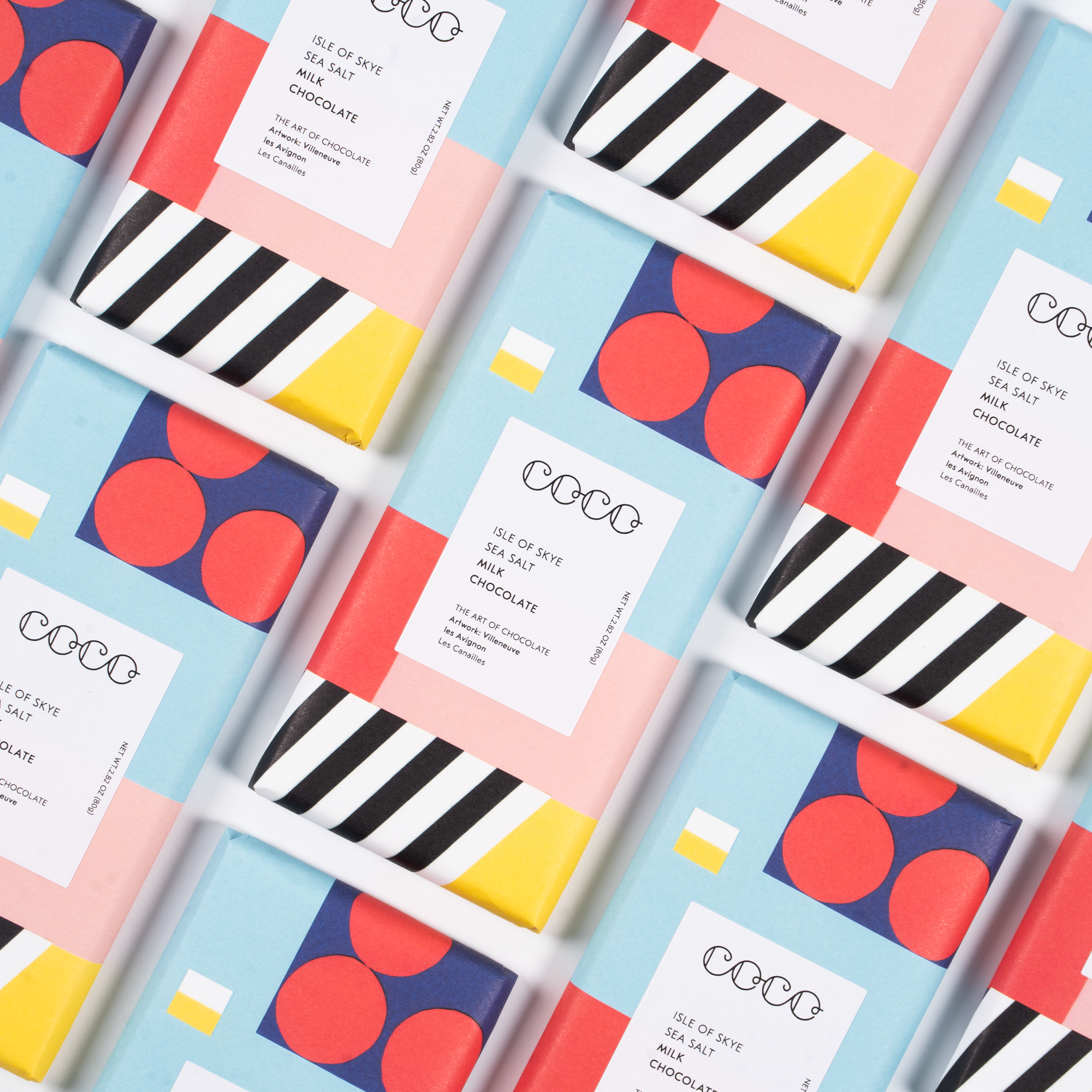 Isle of Skye Sea Salt Milk Chocolate Bar - Coco Chocolatier