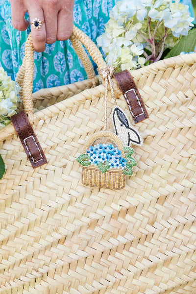 The Hydrangea Basket Bag Charm