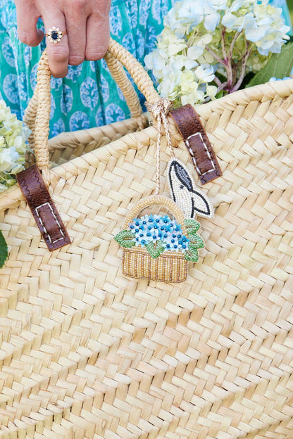 The Hydrangea Basket Bag Charm