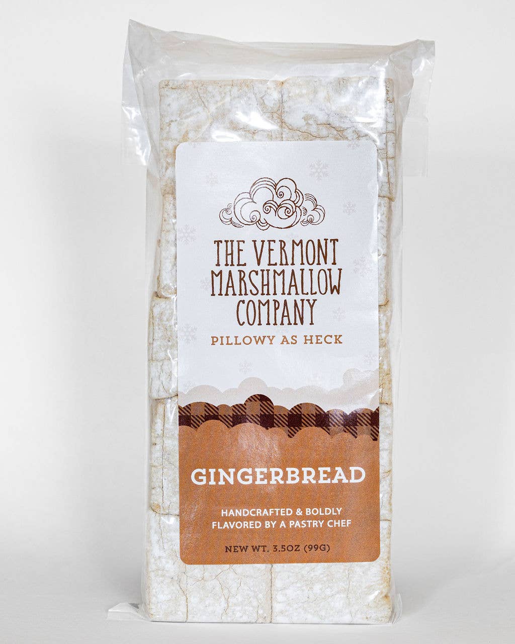 Gingerbread Flavored Gourmet Marshmallows - The Vermont Marshmallow Co. (6oz / 170g)