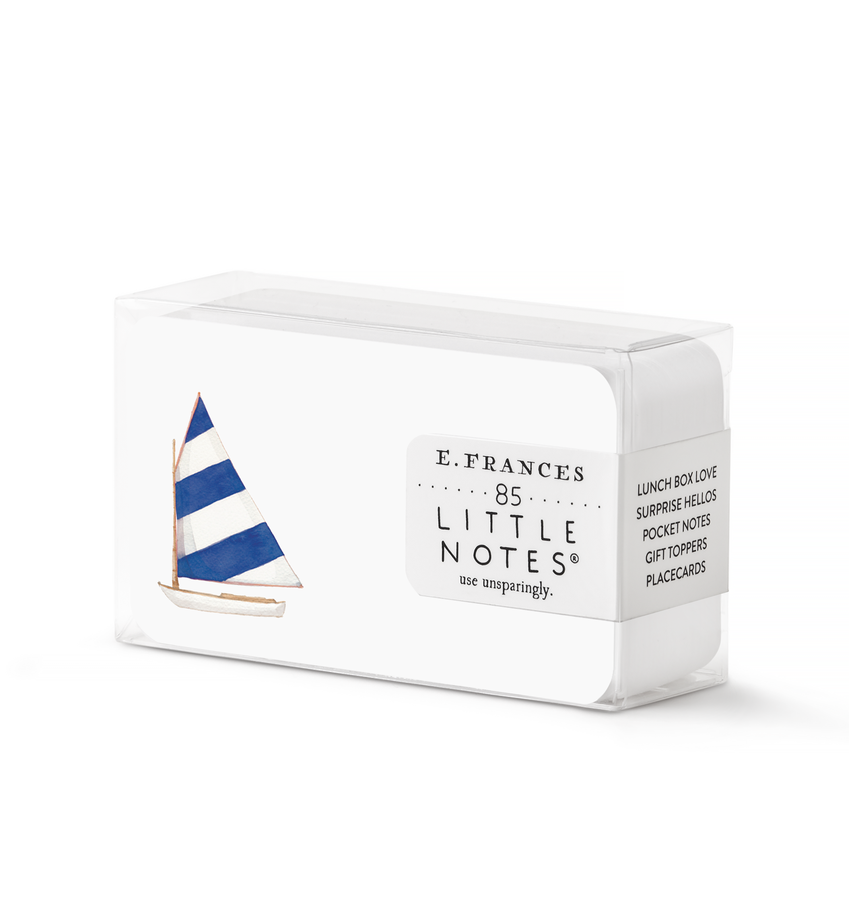 Sailboat Little Notes - E. Frances Paper (85 cards, 3.5in x 2.5in)
