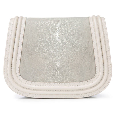 Cement, Hazel Classic Saddle Bag - Vivo