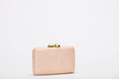 Jen White Stones Clutch, Black - Kayu