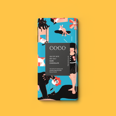 Isle of Skye Sea Salt Dark Chocolate Bar - Coco Chocolatier