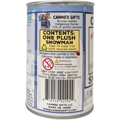 Mike the Canned Snowman, Foil Lid
