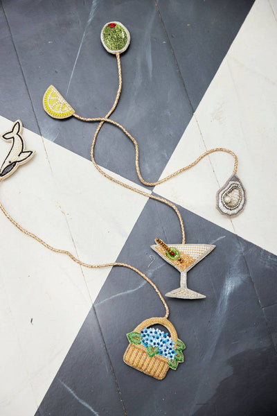 The Hydrangea Basket Bag Charm