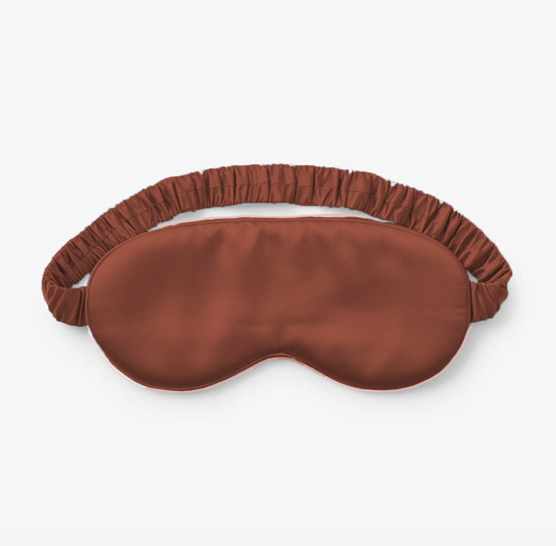 Beige Eucalyptus Silk Sleep Mask