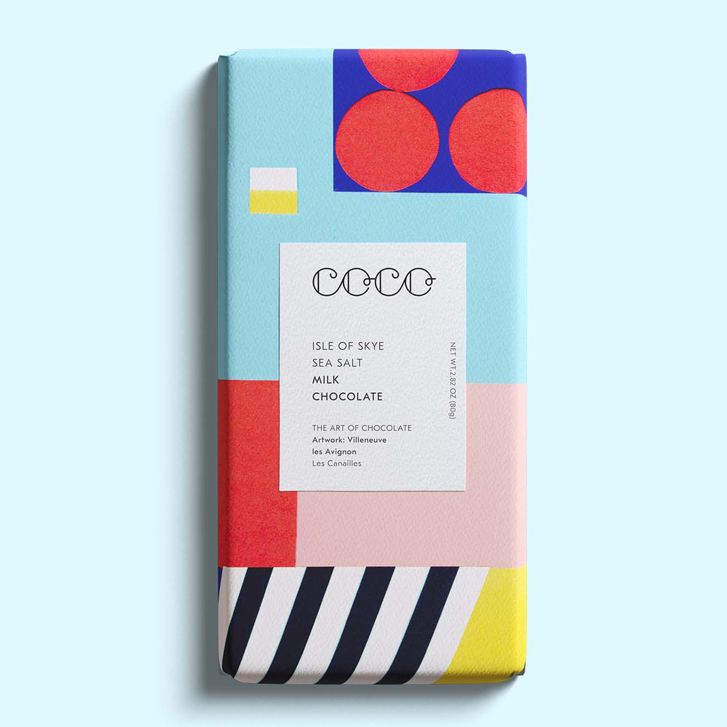 Isle of Skye Sea Salt Milk Chocolate Bar - Coco Chocolatier