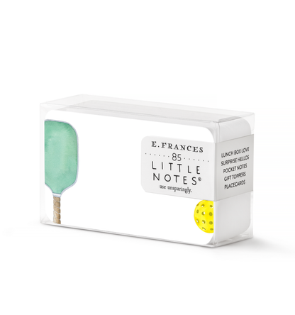 Pickleball Little Notes - E. Frances Paper (85 cards, 3.5in x 2.5in)