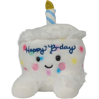 Canned Plush B-day Cake, Foil Lid