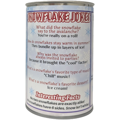 Canned Snowflake, Foil Lid
