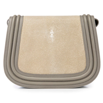 Cement, Hazel Classic Saddle Bag - Vivo