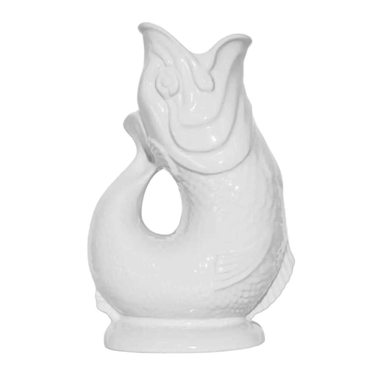 White Gluggle Jug (XL)