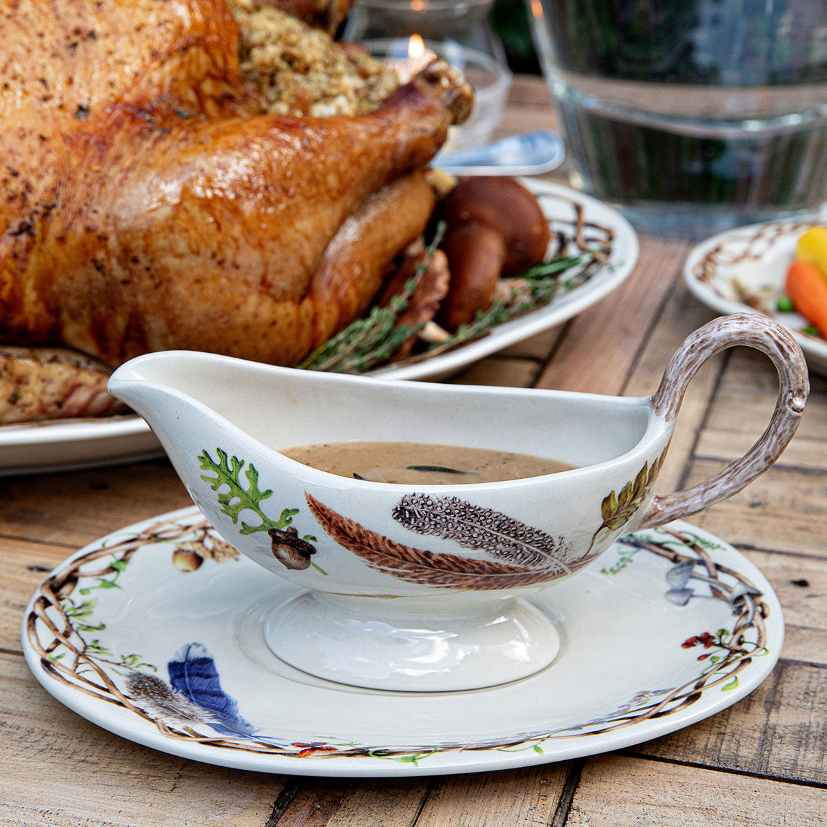 Forest Walk Sauce Boat & Stand - Juliska