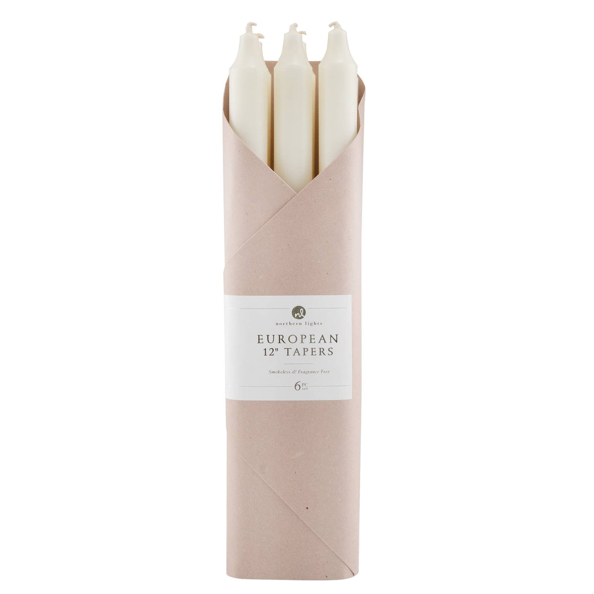 Taper Candles, Eucalyptus - 12in (6 tapers)