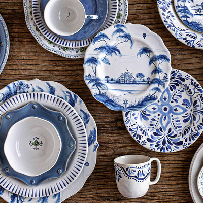 Country Estate Dessert/Salad Plate - Delft Blue