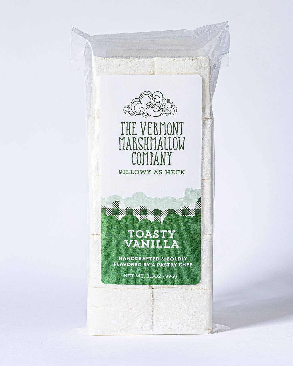 Toasty Vanilla Flavored Gourmet Marshmallows - The Vermont Marshmallow Co. (6oz / 170g)