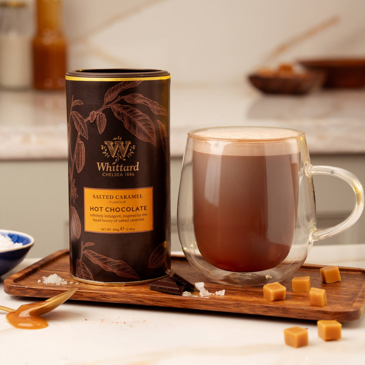 Salted Caramel Hot Chocolate - Whittard of Chelsea (12.4oz / 350g)