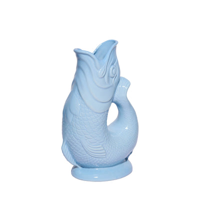 Pale Blue Gluggle Jug (XL)