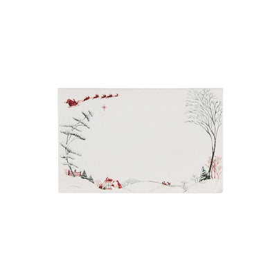Country Estate Winter Frolic Place Cards, Evergreen (Set of 12) - Juliska