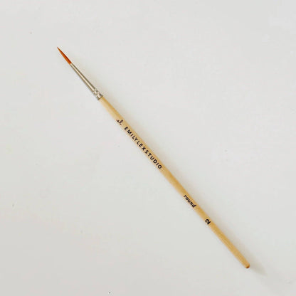 Watercolor Paintbrush, Set of 5 Wood Brushes