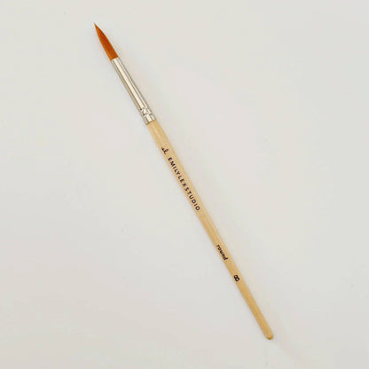 Watercolor Paintbrush, Set of 5 Wood Brushes