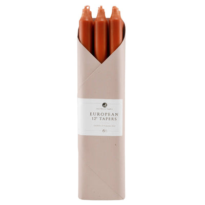 Taper Candles, Berry - 12in (6-tapers)