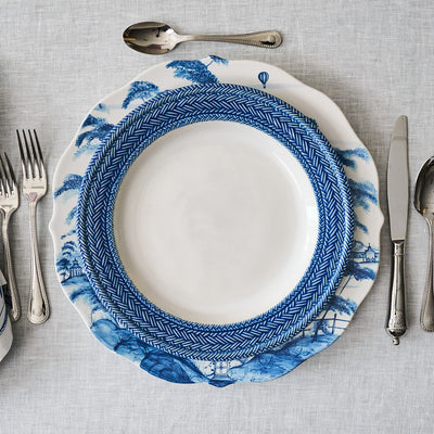 Le Panier Dessert/Salad Plate - Delft Blue