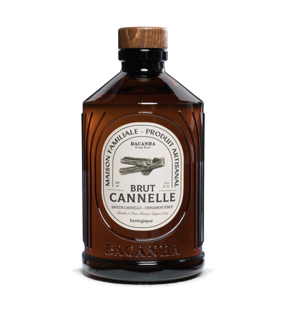 Organic Cinnamon Syrup - Bacanha France (13.5oz / 400ml)