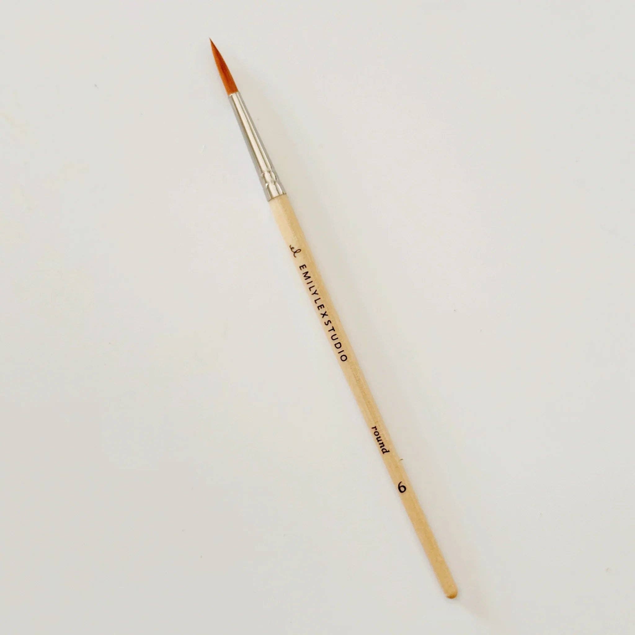 Watercolor Paintbrush, Set of 5 Wood Brushes