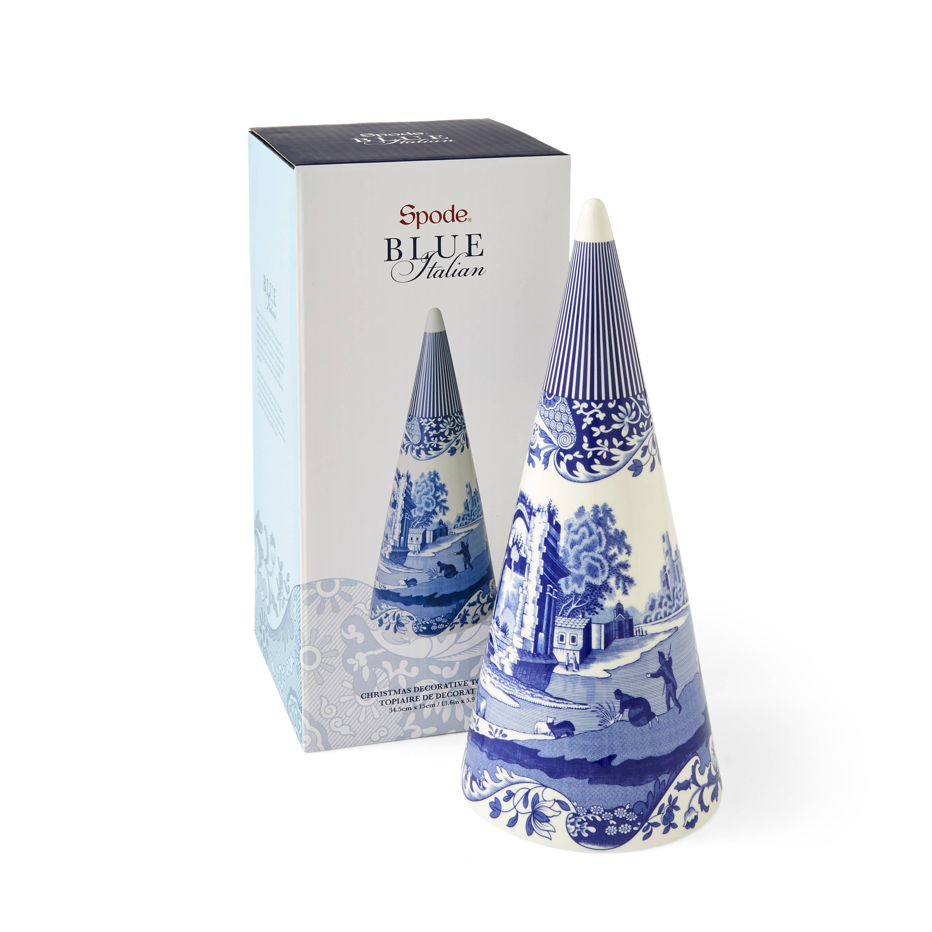 Blue Italian Topiary, Large - Spode
