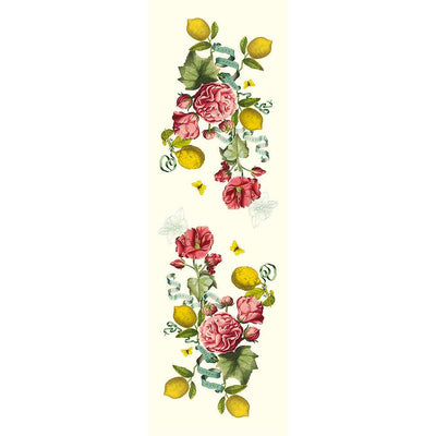 Tablerunner Citrons De Menton Romance - Garnier Thiebaut (20in x 91in)
