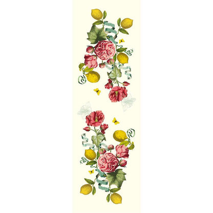 Tablerunner Citrons De Menton Romance - Garnier Thiebaut (20in x 91in)