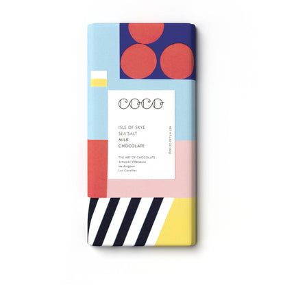 Isle of Skye Sea Salt Milk Chocolate Bar - Coco Chocolatier