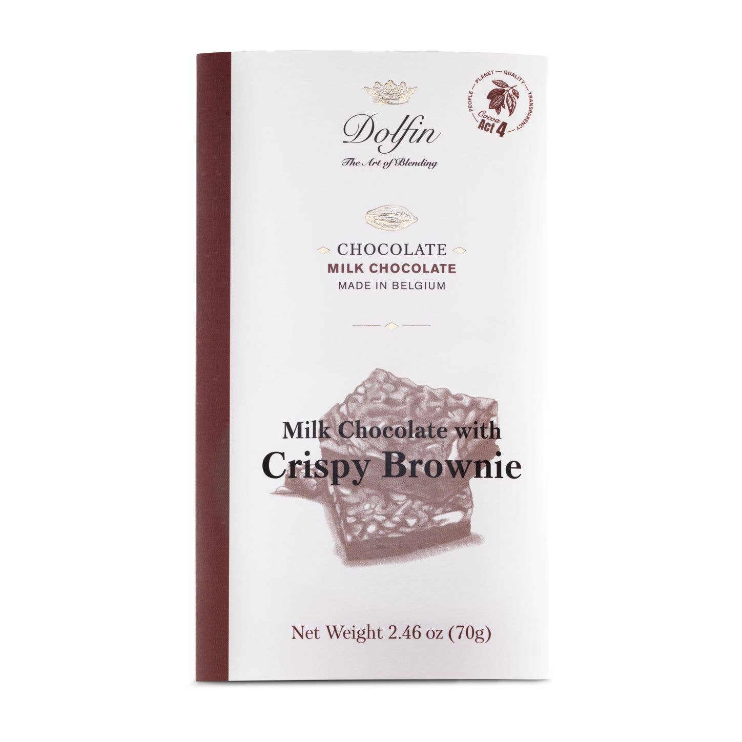 Milk Bar with Crispy Brownie - Dolfin (2.5oz / 70g)