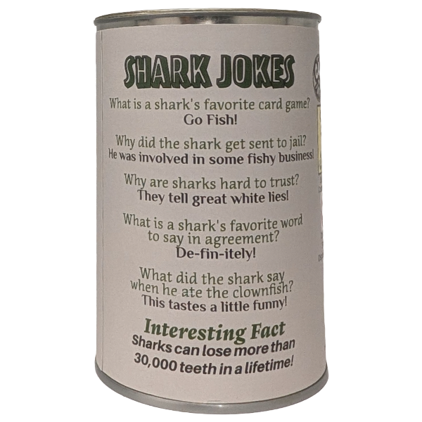 Canned Shark, Foil Lid