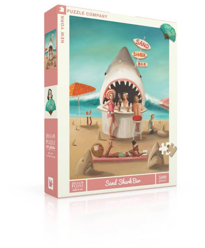 Jigsaw Puzzle, Sand Shark Bar - New York Puzzle Company (500 pieces)