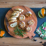 Maple Artisan Round Charcuterie Board - J.K. Adams Co.
