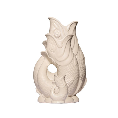 Matte Sand Gluggle Jug (L)