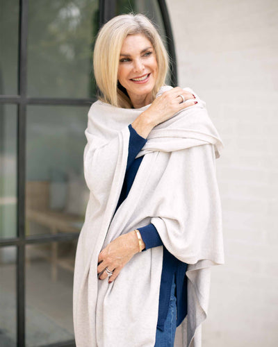 Charleston Wrap, Mink (One Size) - MERSEA