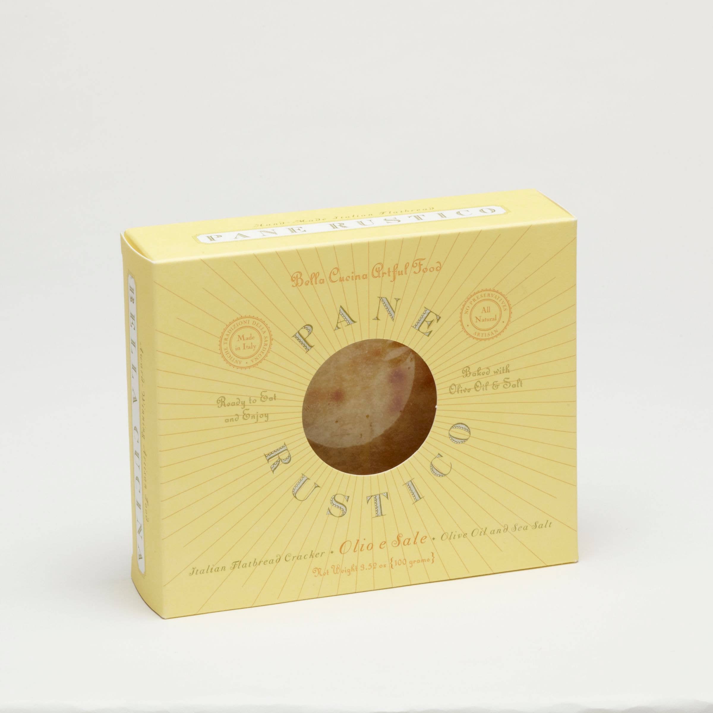 Pane Rustico Flatbread Box - Bella Cucina (100g)
