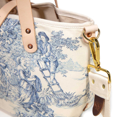 Delftware Toile All Day Mini Tote - General Knot & Co.