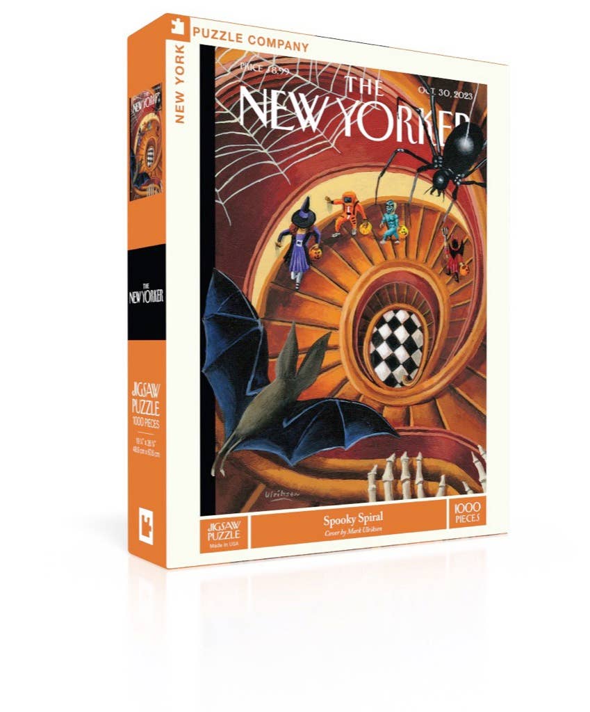 Spooky Spiral Jigsaw Puzzle, 1000 Pieces - New York Puzzle Co. (19.25in x 26.5in)