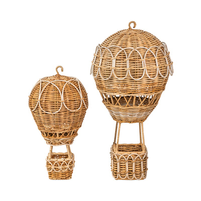 Provence Rattan 14" Hot Air Balloon